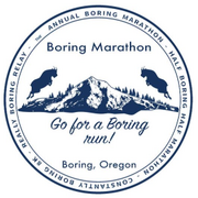 Boring Marathon, Half-Boring Half Marathon, Constantly Boring 10K, and Somewhat Boring 5K Race Series