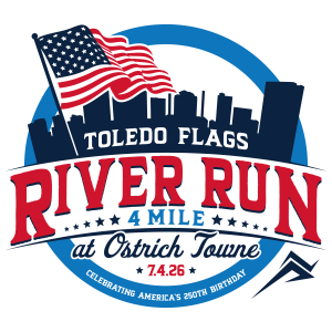 TOLEDO FLAGS RIVER RUN 4 MILER at OSTRICH TOWNE