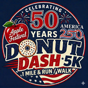 Nappanee Apple Festival Donut Dash 5K and Donut 1-Mile Run / Walk