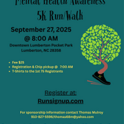 3rd Annual Mental Health Awareness 5K Run/Walk