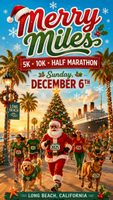 Merry Miles- 5K, 10K, and Half Marathon by Califlow Runs