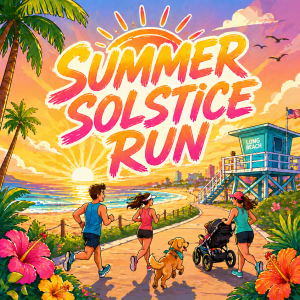 Summer Solstice Run : 5K.10K. Half Marathon –by Califlow Runs
