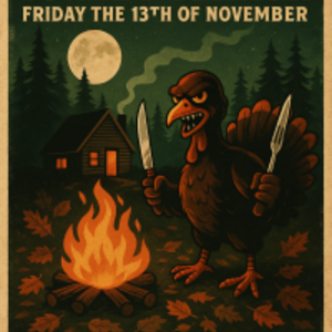 Camp Turkey Terror: Night- Friday the 13th Deranged Turkey Trot: 5K. 10K. Half Marathon by Califlow Runs