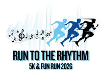 RUN TOTHE RHYTHM 5K & FUN RUN. 8:00 A.M.