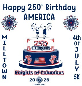 Milltown Knights of Columbus July 4th 5K Run