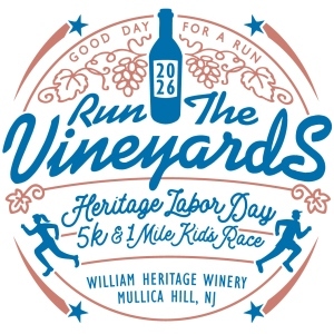 Run the Vineyards - William Heritage Labor Day 5K & 1 Mile Walk and 1 Mile Kids Race