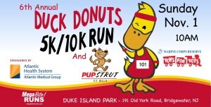 6th ANNUAL DUCK DONUT 5K/10K and NEW 2K Pup Strut