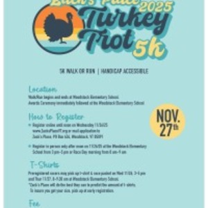 Zacks Place Thanksgiving Turkey Trot in-person and global