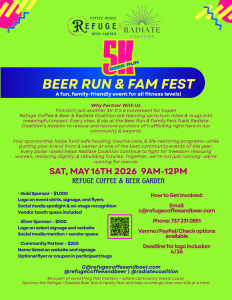 Refuge X Radiate Beer Run & Fam Fest
