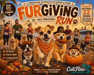 Furgiving Run: Turkey Trot 5K, 10K, Half Marathon by Califlow Runs