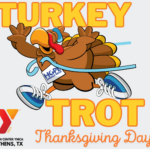 2025 Turkey Trot Athens TX 5K & Fun Run benefiting Hope Springs Water on Thanksgiving Day 11/27/25