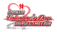 2027 Coronado Valentine's Day 10K, 5K and 1 Mile Fun Run/Walk