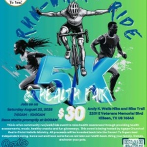 Agape 5K fun run/walk/ride for Jesus