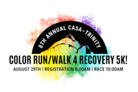 CASA-Trinity's 8th Annual Color Run/Walk 4 Recovery 5k