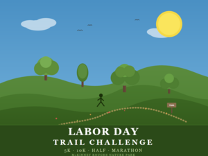 LABOR DAY TRAIL CHALLENGE 5K · 10K · Half · Marathon