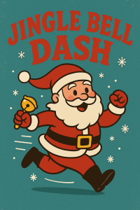 The Jingle Bell Dash Kids Dash, 1 Miler, 5K, 10K and Half Marathon & Santa Paws Doggie Run