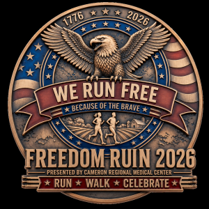 Cameron Regional Medical Center 4-mile Freedom Run/2-mile Walk & Kids Fun Run