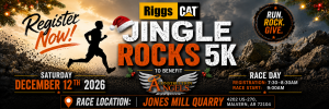 Riggs CAT Quarry Jingle Rocks 5k