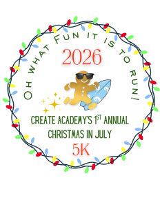 Create Academy's Christmas in July Fun 5K