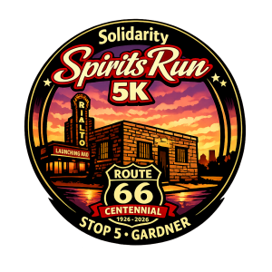 Solidarity Sidekick down Route 66 - Stop 5- Gardner 6.6K