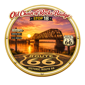 Solidarity Sidekick Down Route 66 – Stop 18 – Old Chain of Rocks Bridge 6.6K