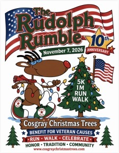 Rudolph Rumble Veteran's Benefit 5K Run-Walk/1M Walk 2026