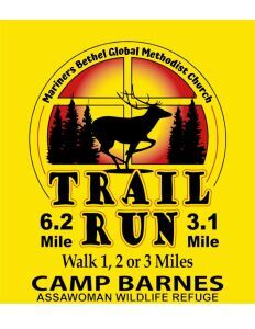 23rd Annual Mariners Bethel 6.2m & 3.1m Trail Run, 1, 2, or 3 mile walk, Kiddie Color Run