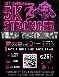 1st Annual 5K Stronger Than Yesterday