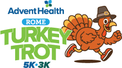 Rome Turkey Trot 5K and 3K Feel Whole Stroll