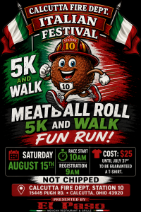 Calcutta Fire's Italian Festival Meatball Roll 5k & Walk