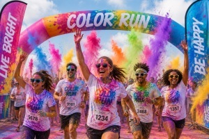 ESM Touchdown Booster Color/Fun Run
