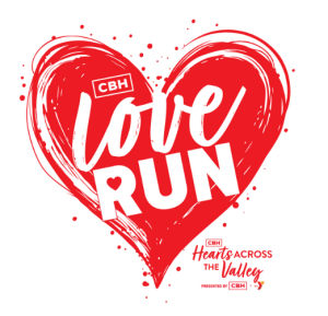 The CBH Hearts Across the Valley Love Run presented by CBH and The YMCA