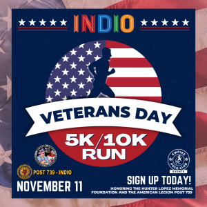 Indio Veterans Day 5K & 10K Run/Walk