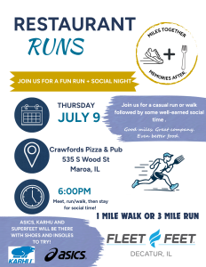 RESTAURANT RUN-JULY 9