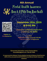4th Annual Mental Health Awareness 5K Run/Walk