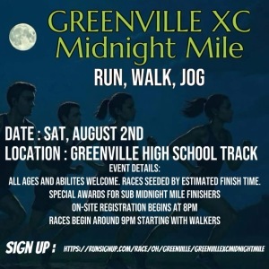 Greenville XC's Midnight Mile