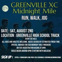 Greenville XC's Midnight Mile