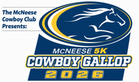 The McNeese Cowboy Club 5k Gallop & Kids 1K Round Up Fun Run