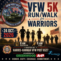 5K VFW 6527 RUN/WALK FOR WARRIORS